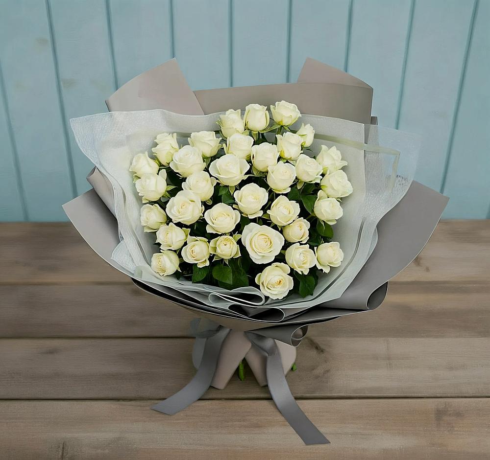 Букет Белоснежная нежность в Вёшенской