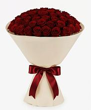 Букет 101 Бордовая роза Блэк Бакарра в Вёшенской