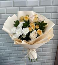 Букет цветов из:  Розы и Хризантемы в Вёшенской
