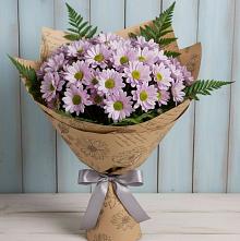 Букет цветов из:  Хризантемы #REPLACE_PRED# Вёшенской