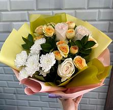 Букет цветов из:  Розы и Хризантемы #REPLACE_PRED# Вёшенской