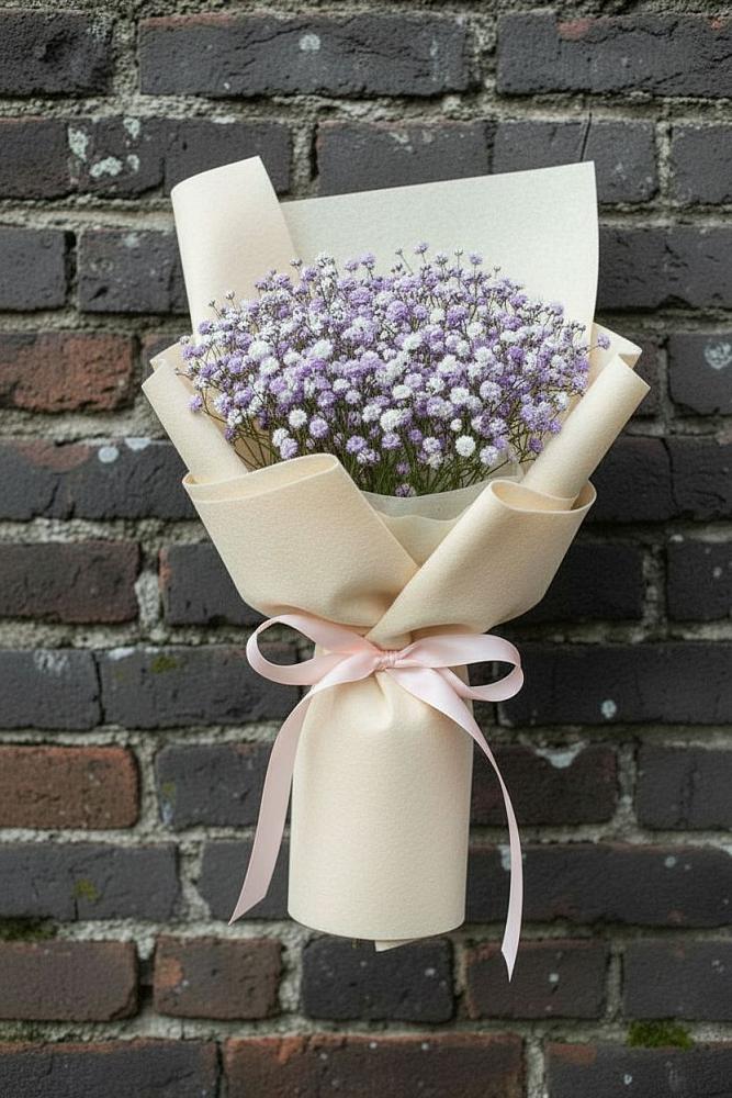 Букет цветов из: Гипсофила в Вёшенской