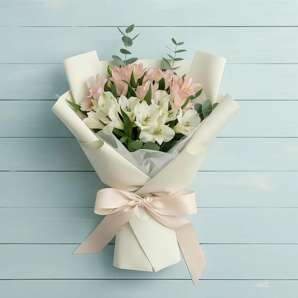 Букет цветов из: Альстромерии в Вёшенской