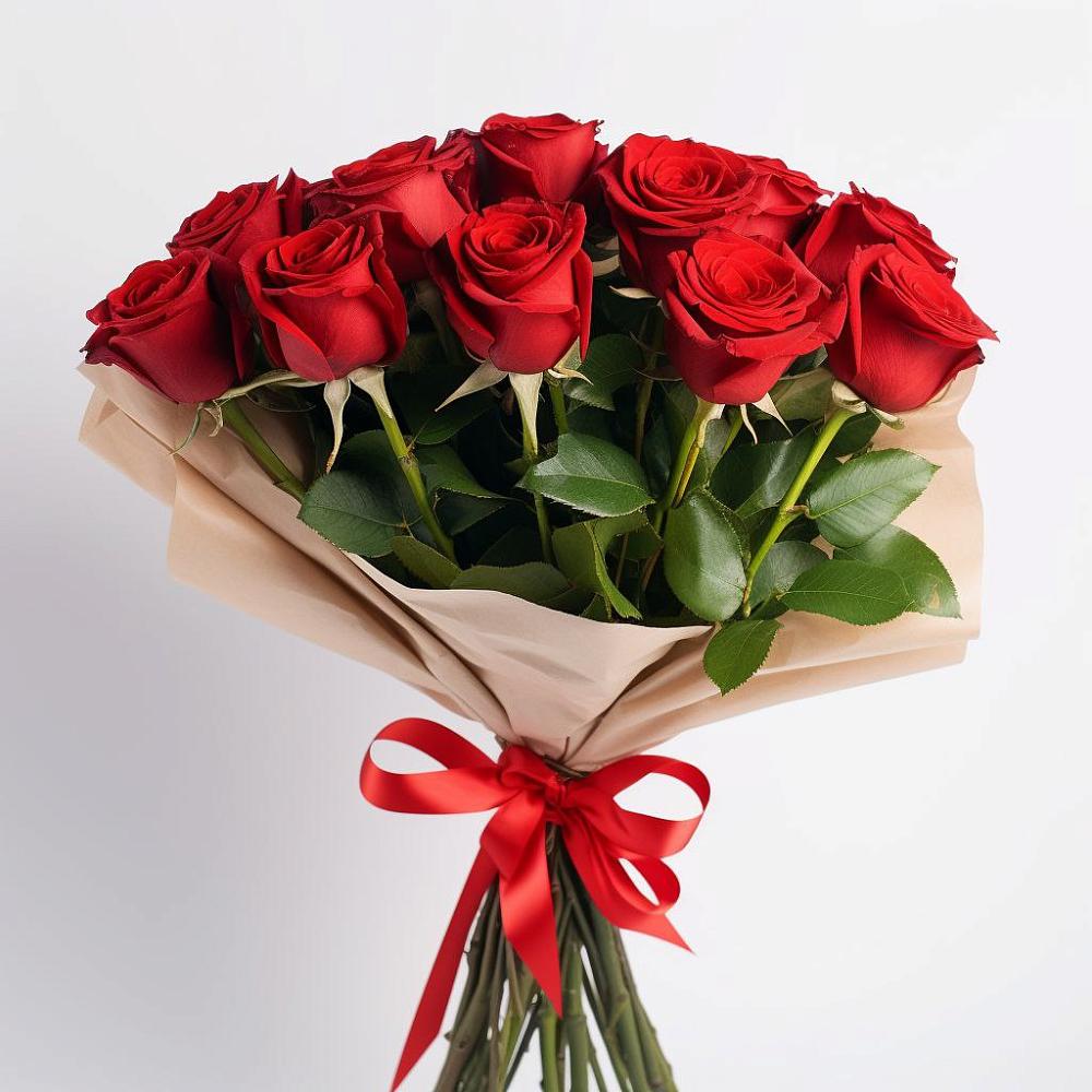 Букет 11 Красных роз Эдлесс Лав в Вёшенской