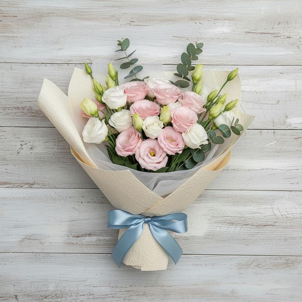 Букет цветов из: Лизиантусы в Вёшенской